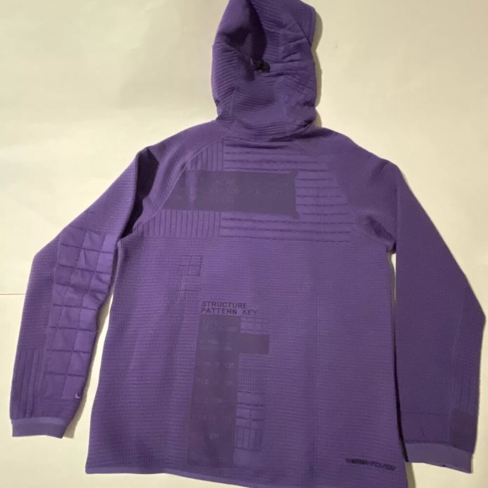NWT Nike Tech Pack Sportswear Therma-Fit ADV Men's SZ M Hoodie Purple DM… - Picture 6 of 16